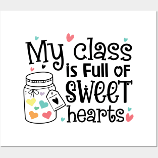 My Class is Full of Sweet Hearts Valentine's teacher Posters and Art